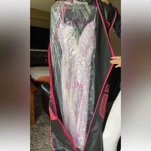 jovani 1012 - V-Neck Sequin Prom Dress Ice pink